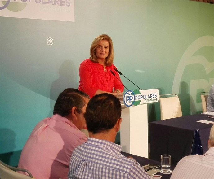 Fátima Báñez, hoy ante los medios