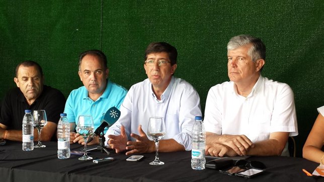 Juan Marín interviene en el encuentro de Ciudadanos.