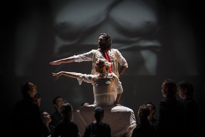 Rafael Amargo, en un espectáculo en Granada