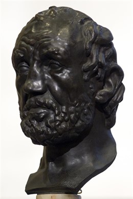El hombre con la nariz rota, de Rodin. 