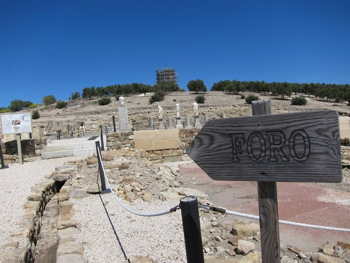 El foro romano de Torreparedones