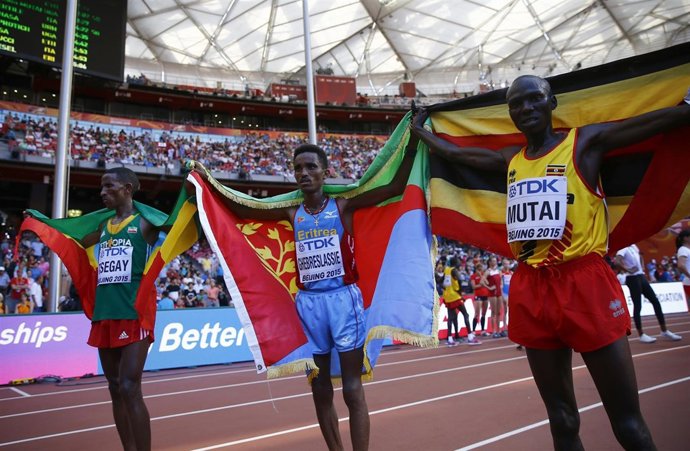 Ghebreslassie, campeón del mundo de maratón en Beijing