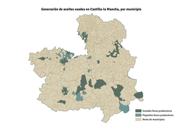 Mapa Aceite usado