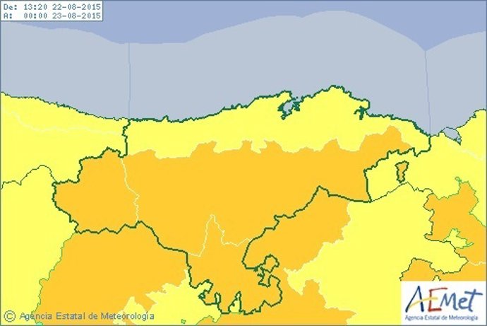 Alerta en Cantabria