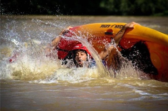Cartel del II Rally Fotográfico del Descenso Internacional del Cinca