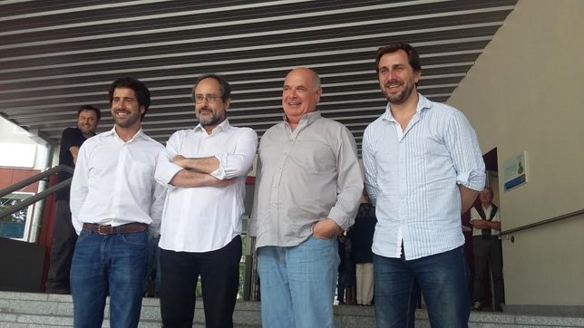 Roger Montañola, Antonio Baños; Lluís Rabell y Toni Comín