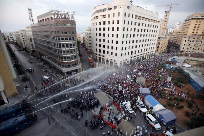 Protestas Beirut agosto 2015