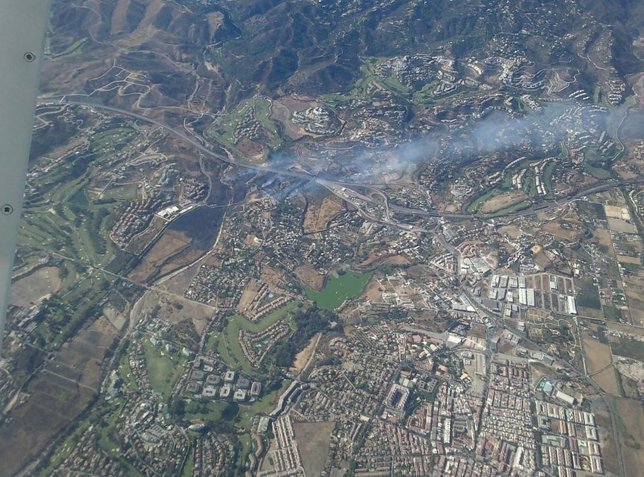Incendio en Benahavís