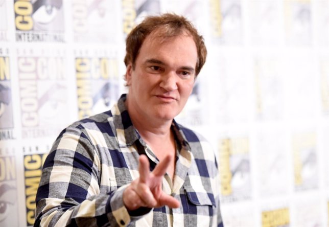 Quentin Tarantino en el panel de 