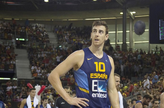 España vs Macedonia, Victor Claver 