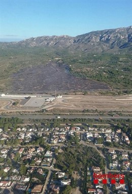 Incendi en Calafat, L'Ametlla de Mar