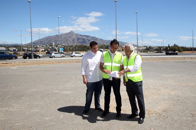 Miguel Díaz, Rafael Piña y Manuel García Ayuntamiento de Marbella