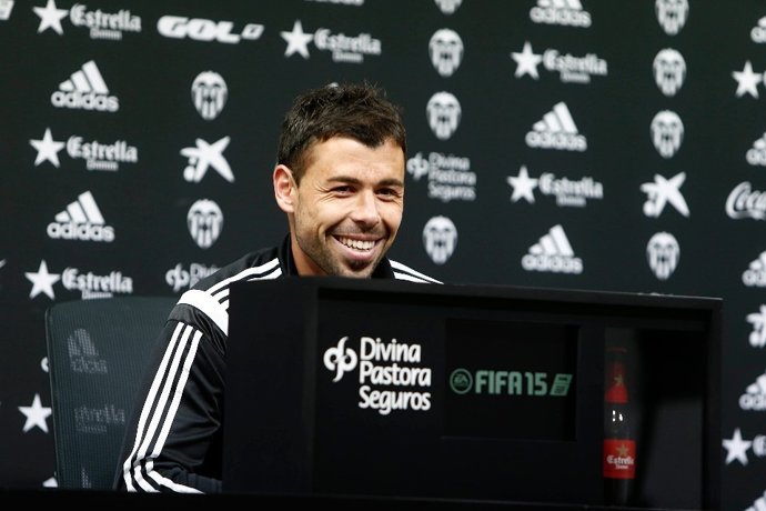 Javi Fuego, jugador del Valencia