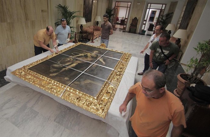 Traslado del cuadro de San Rafael