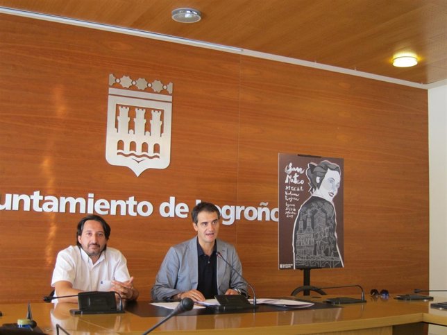 Miguel Sainz en la rueda de prensa de presentación del cartel de San Mateo 2015