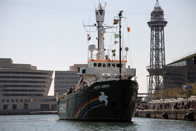 El barco Artic Sunrise de Greenpeace estuvo en 2013 en España