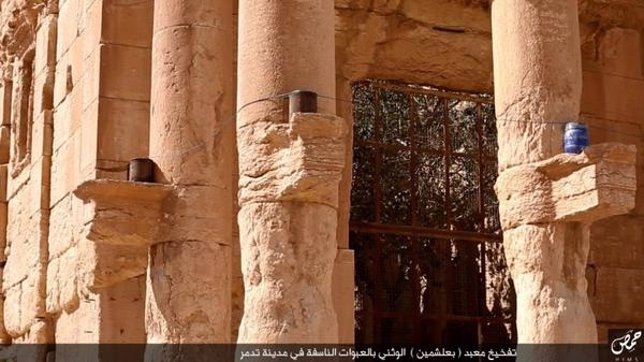 Destrucción de templo en Palmira por Estado Islámico