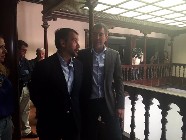 Bermúdez y Clavijo visitan el Palacio de Carta