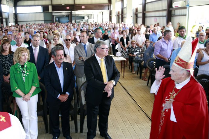 El presidente y la vicepresidenta durante la celebración
