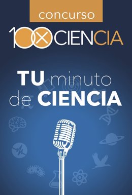 Cartel concurso 100xCiencia de 'Tu minuto de ciencia' 2015