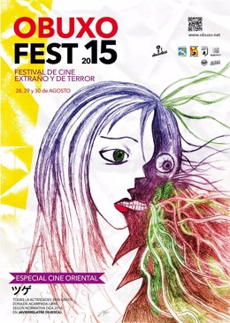 Cartel del Festival Internacional fantástico y de terror Obuxo 