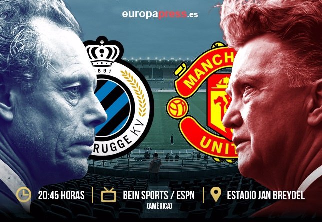 Horario Previa Champions League Brujas-Manchester United