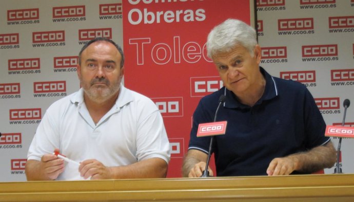 Carlos Pedrosa y José Luis Gil, secretarios regional de UGT y CCOO