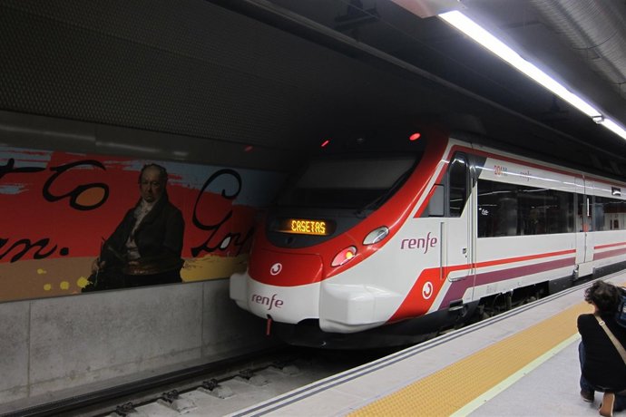 Estación de cercanías de Goya, en Zaragoza