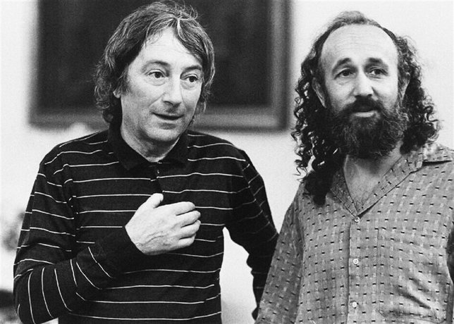 Elías Querejeta y Montxo Armendariz