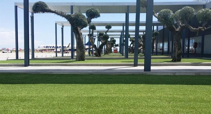 Zonas verdes del Aeropuerto de Reus