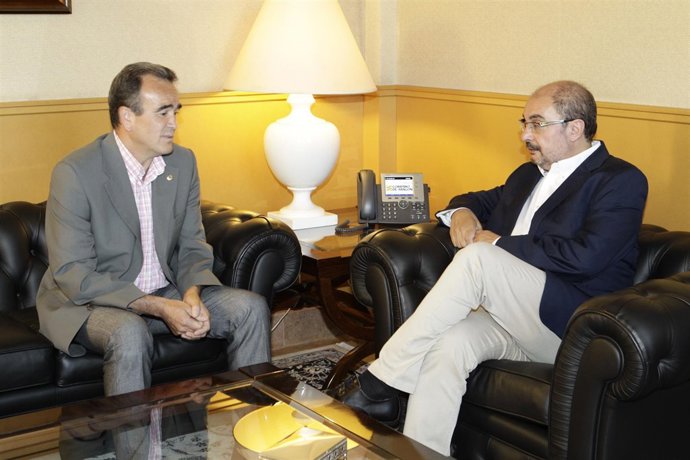 Lambán y Sánchez Quero en el Pignatelli