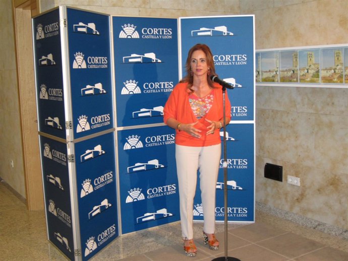Silvia Clemente, presidenta de las Cortes de CyL. 