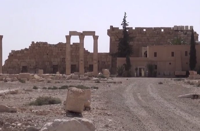 Captura de un vídeo de Palmira
