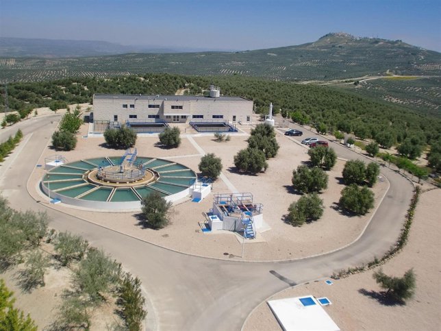 Una de las instalaciones del ciclo del agua que gestiona la Diputación.