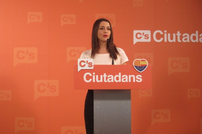La candidata de C's a la Presidencia de la Generalitat, Inés Arrimadas