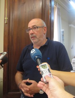 Alcaraz atiende a los medios tras su reunión con Girona