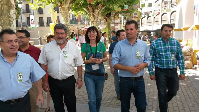 Visita de Luis Tudanca a Salamanca