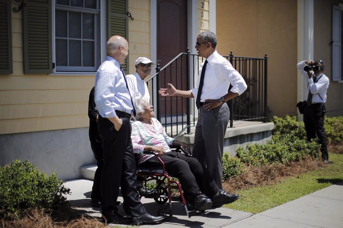 Obama Nueva Orleans, 10 años del Katrina