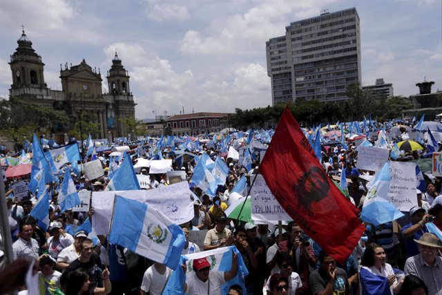 Manifestaciones contra el presidente de Guatemala, Otto Pérez Molina