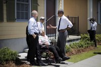 Obama alaba la "capacidad de superación" de los vecinos Nueva Orleans