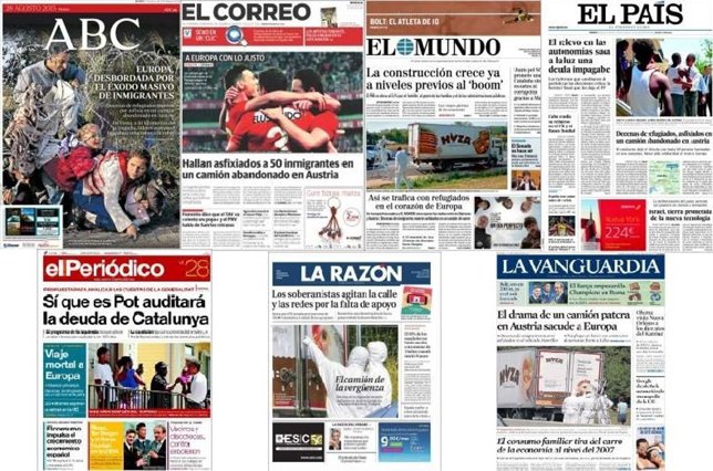 PORTADAS DEL VIERNES 28 DE AGOSTO