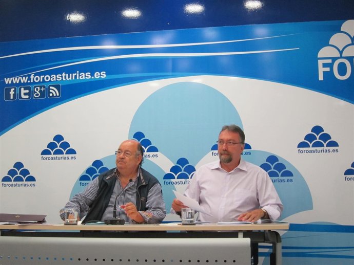 Enrique Álvarez Sostres e Isidro Martínez Oblanca, diputados nacionales de Foro 