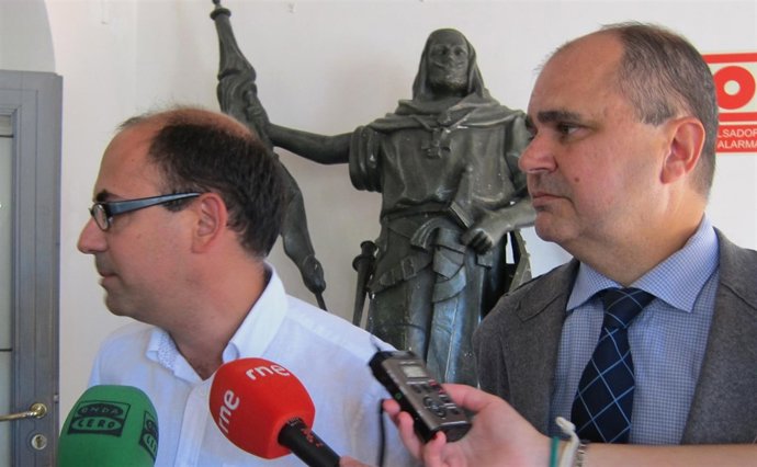 Luis Vélez e Ignacio Santos tras la reunión