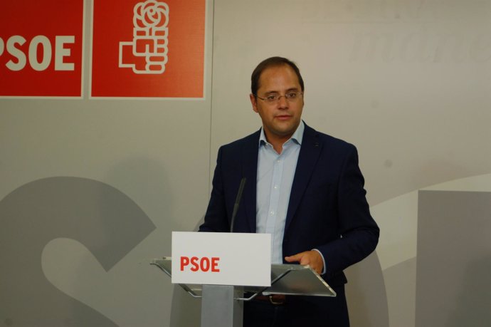 El secretario de Organización del PSOE, Cesa Luena