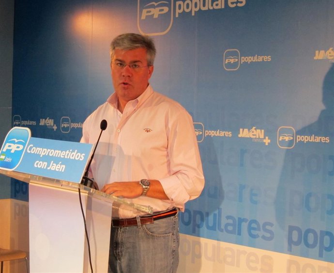 El presidente del PP de Jaén, José Enrique Fernández de Moya.