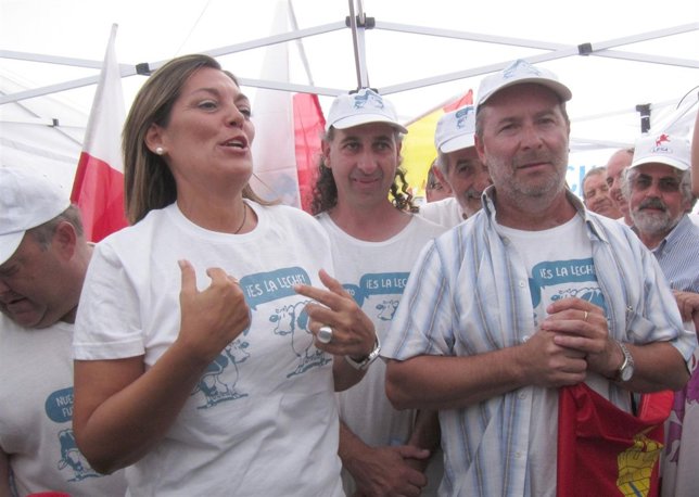 Marcos recibe a la 'Marcha Blanca'