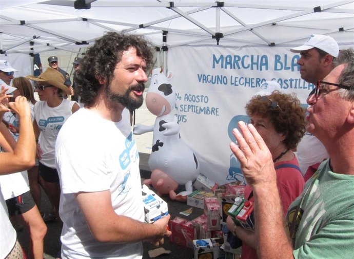 Sarrión en la Marcha Blanca en Valladolid