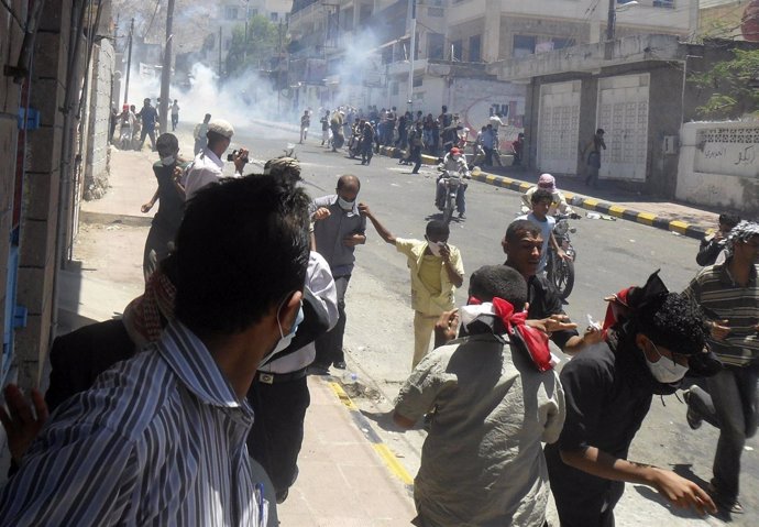 Enfrentamientos en la ciudad yemení de Taiz
