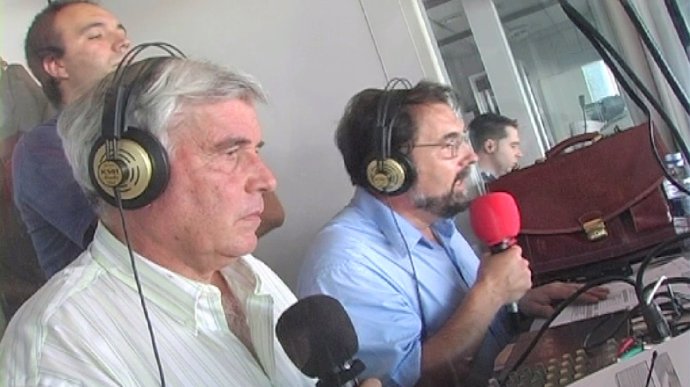 Primera emisión de Aragón Radio