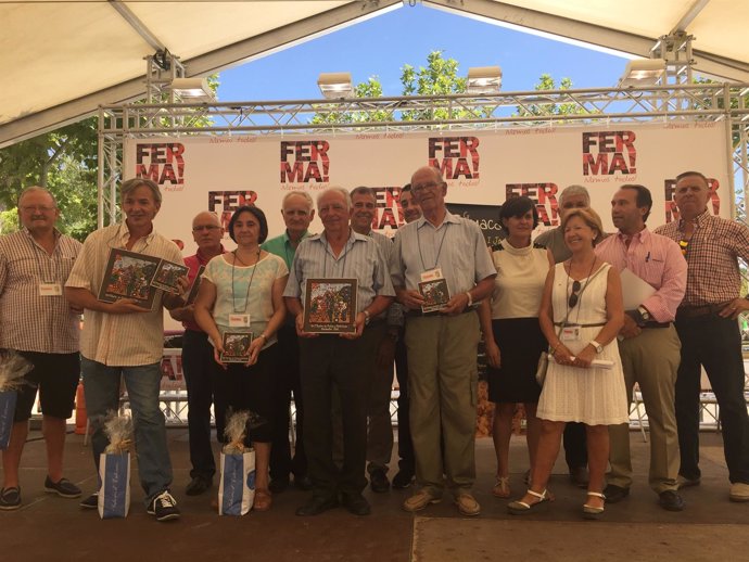 Ganadores de la Muestra de Frutas y Hortalizas de Barbastro 2015. 